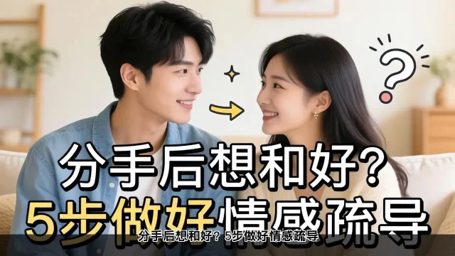 分手后想和好？5步做好情感疏导(图2)