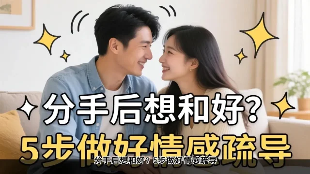 分手后想和好？5步做好情感疏导(图1)