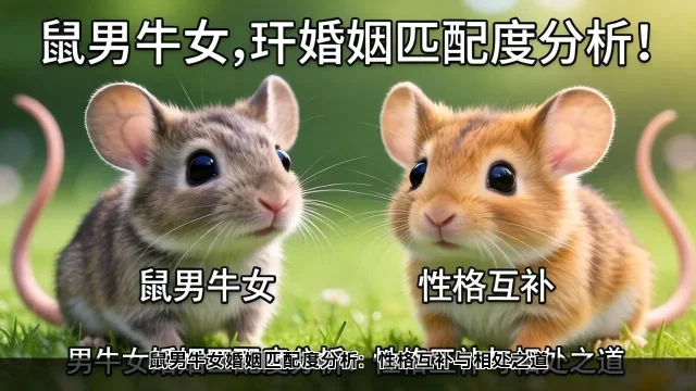 鼠男牛女婚姻匹配度分析：性格互补与相处之道(图1)