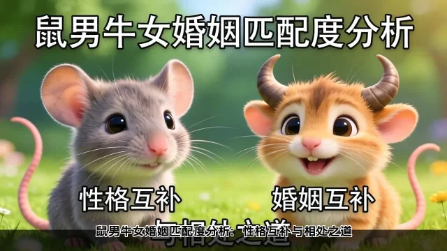 鼠男牛女婚姻匹配度分析：性格互补与相处之道(图2)