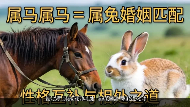 属马与属兔婚姻匹配：性格互补与相处之道(图1)