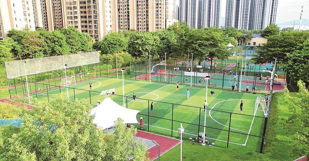 漳州打造15分钟健身圈 市民出门就能锻炼(图2) 漳州打造15分钟健身圈 市民出门就能锻炼(图2)