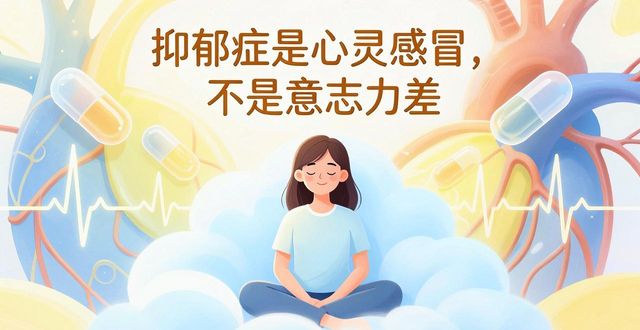 抑郁症是心灵感冒，不是意志力差，情感疗愈需要科学方法(图2)