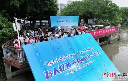 福建启动水生生物放流 福州放170万尾 全省超8亿尾(图1)
