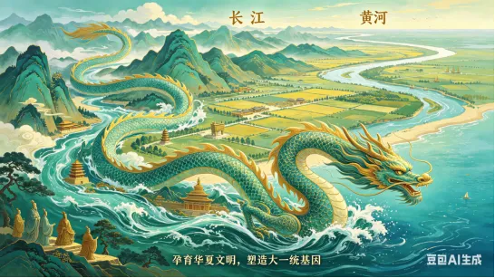 长江黄河决定中国必须大一统,完整版图才能守护母亲河