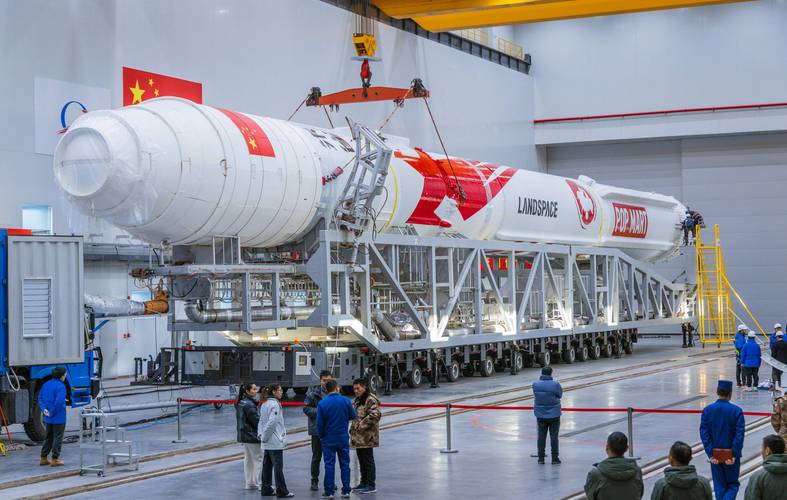6月9日朱雀二号改进型遥六火箭一箭双星发射成功(图2) 6月9日朱雀二号改进型遥六火箭一箭双星发射成功(图2)
