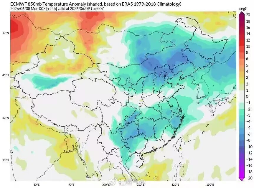 高考遇冷空气！福州等地猛降5-6度，体感凉快不少(图1)