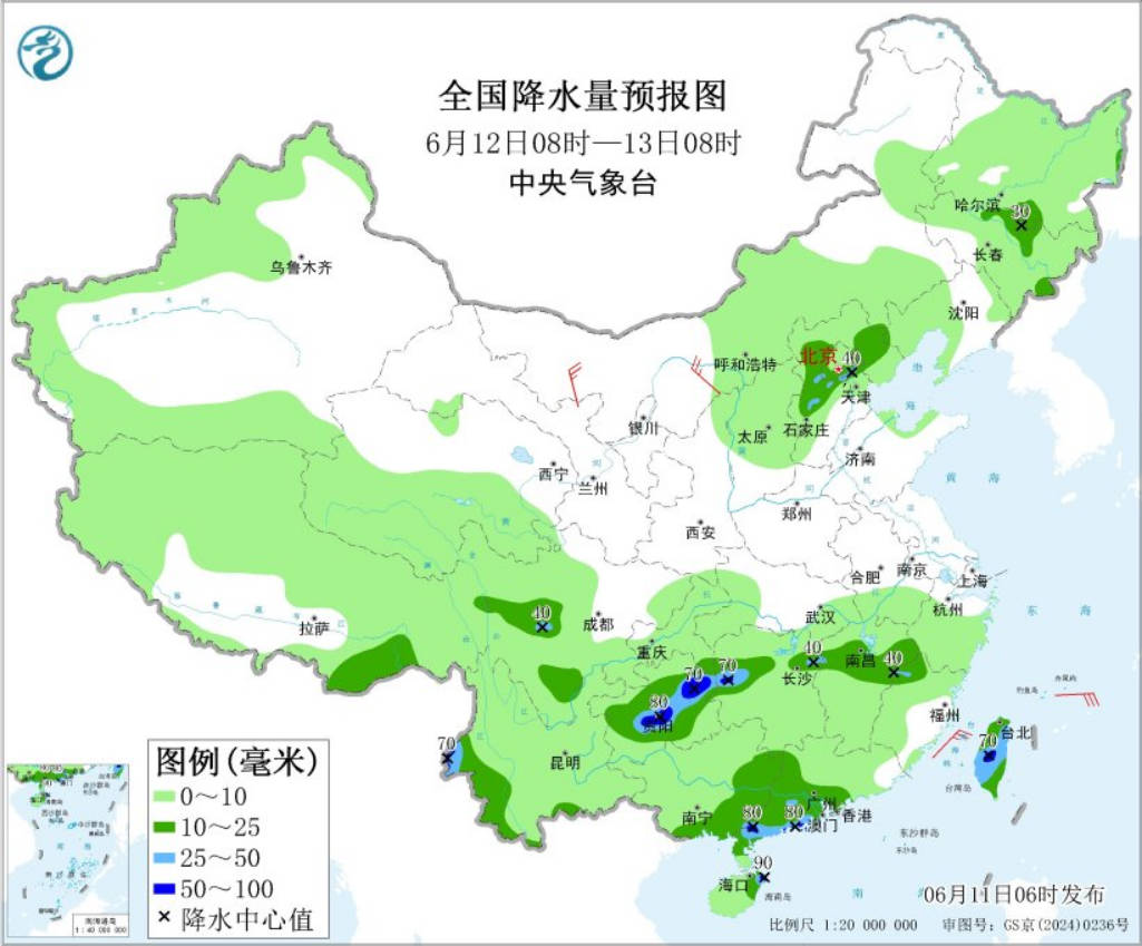 南方暴雨预警：12-14日新一轮强降雨来袭，注意防范山洪灾害(图2)