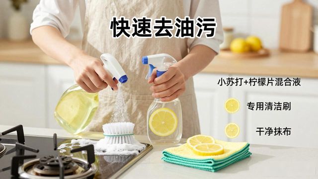 租房党必看 小厨房快速去油污3个妙招(图1) 租房党必看 小厨房快速去油污3个妙招(图1)