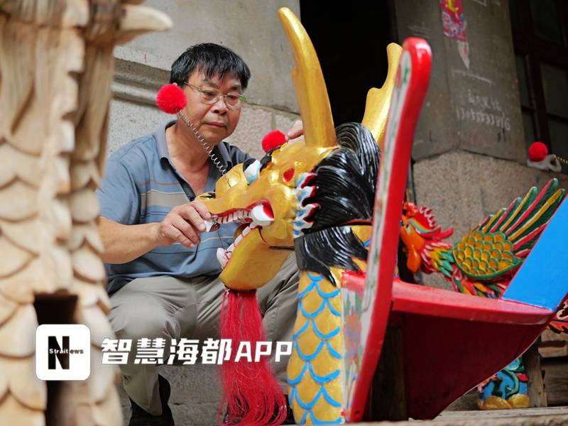 福州龙舟龙头百年老手艺，各村造型寓意大不同(图3)