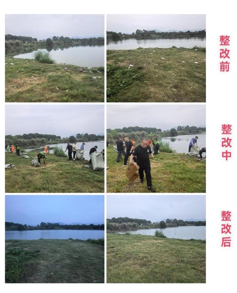 福建水源地垃圾清理后大变样，现场已设监控和专人巡查(图1)