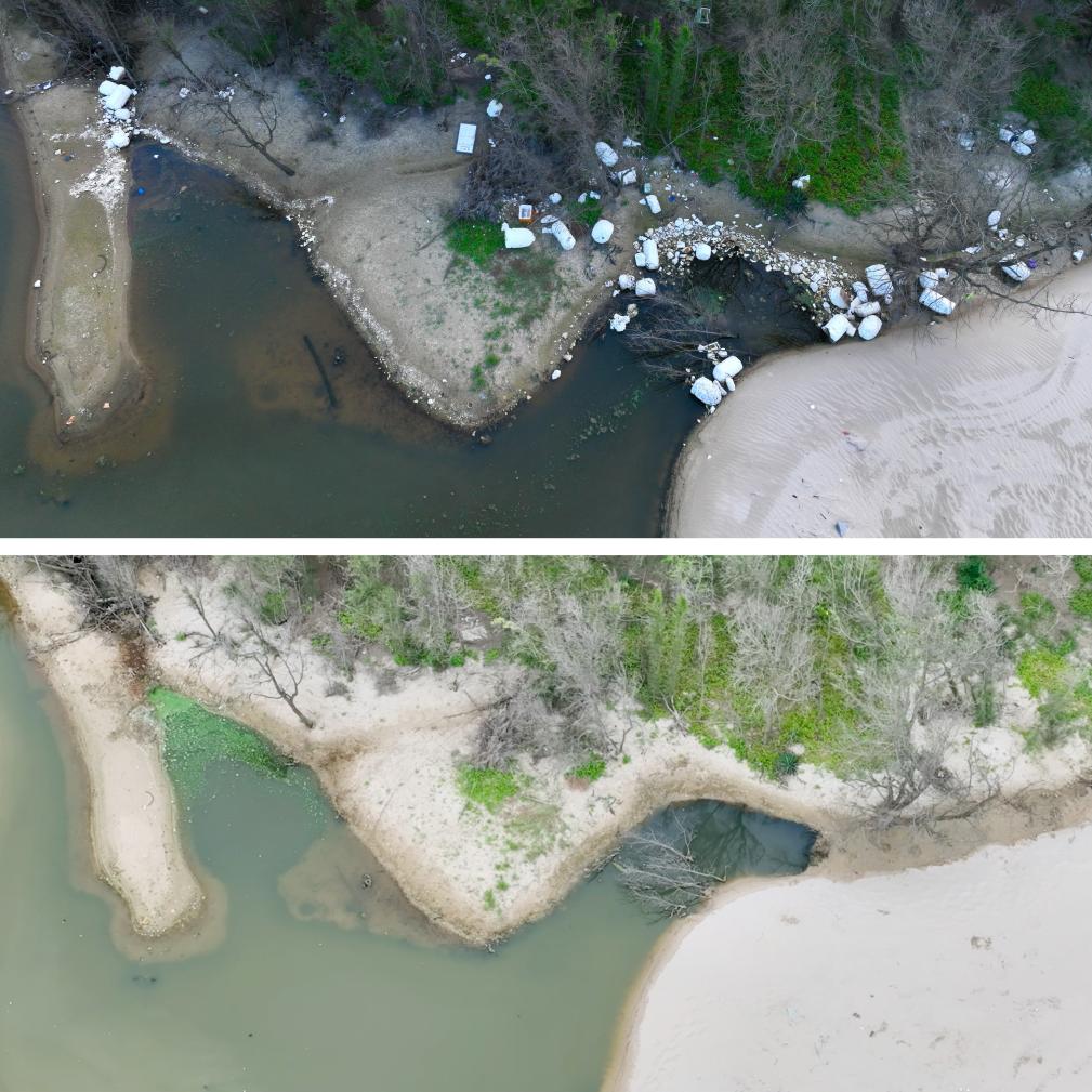 福建水源地垃圾清理后大变样，现场已设监控和专人巡查(图7)