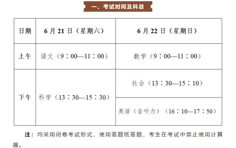 中考6月21日开考，考生必看考场规则与禁带物品清单(图2)