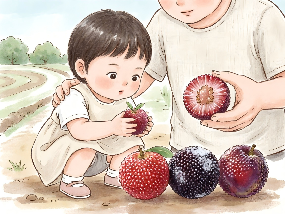 带孩子摘杨梅，学农业知识；果农靠科技让杨梅身价倍增(图2)