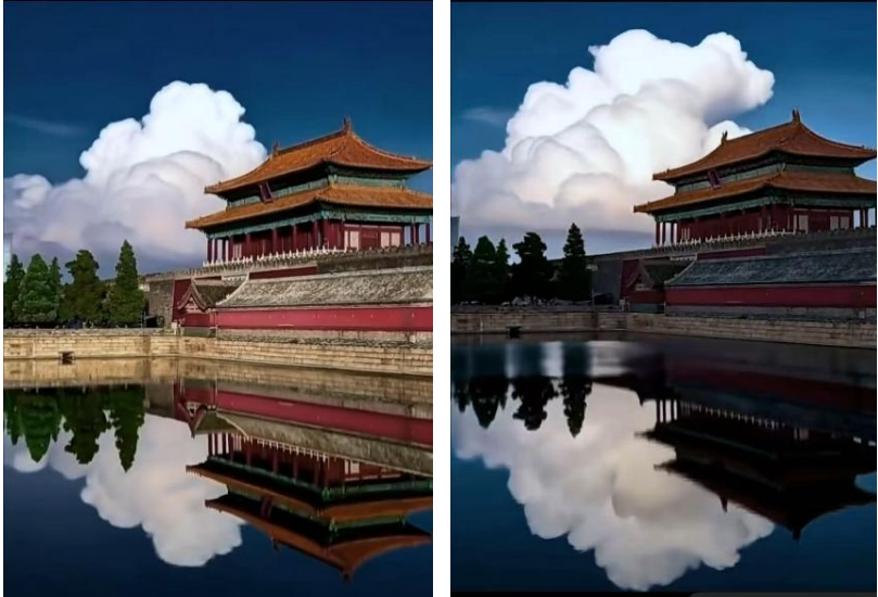 北京天空惊现巨型棉花糖云，是美景还是天气预警？(图1)