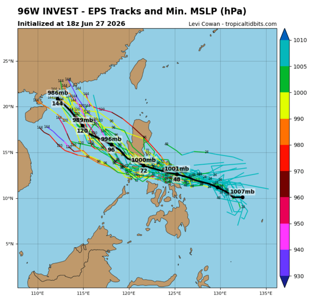 福州今天有雷阵雨！新台风96W正在生成，注意防范(图5)