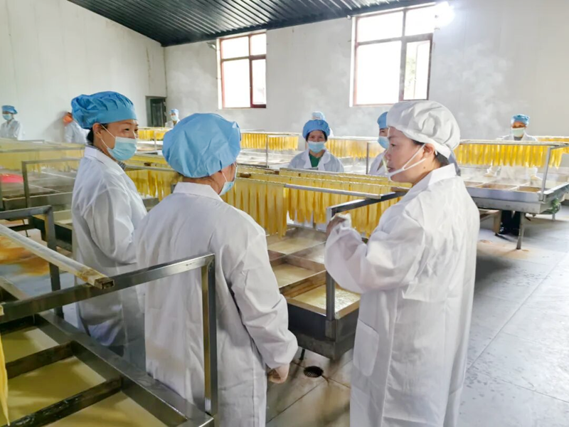 豆腐皮产业铺就乡村振兴共富新路径(图1)