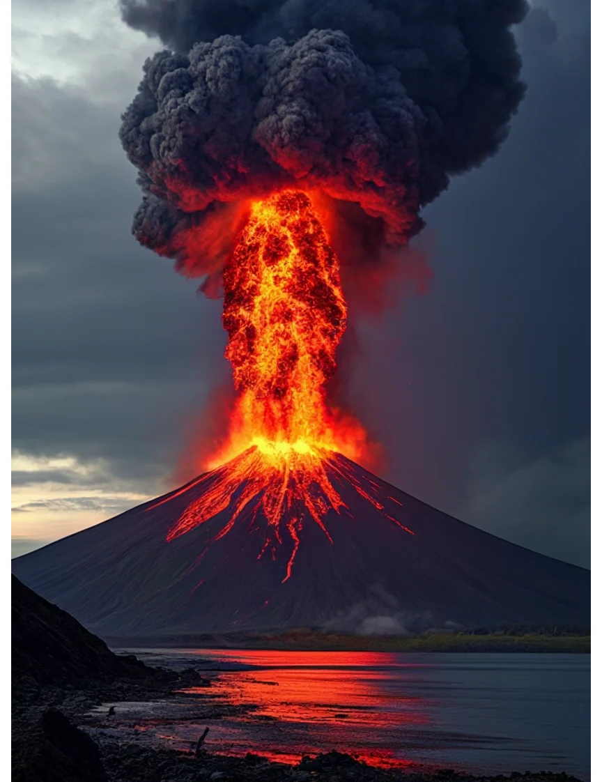 火山喷发有多震撼?揭秘地球火焰炸弹的双面人生(图1) 火山喷发有多震撼?揭秘地球火焰炸弹的双面人生(图1)