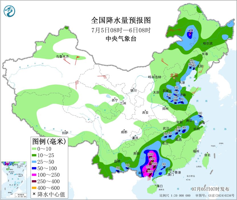 台风美莎克袭击华南，暴雨高温齐袭，多地需防山洪泥石流(图4)