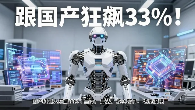 国产机器人狂飙33%!三问:算法、核心部件、场景深挖 国产机器人狂飙33%!三问:算法、核心部件、场景深挖(图1)