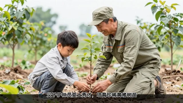 父子护林员变土秀才,培育珍稀黄楮树苗 父子护林员变土秀才,培育珍稀黄楮树苗(图2)