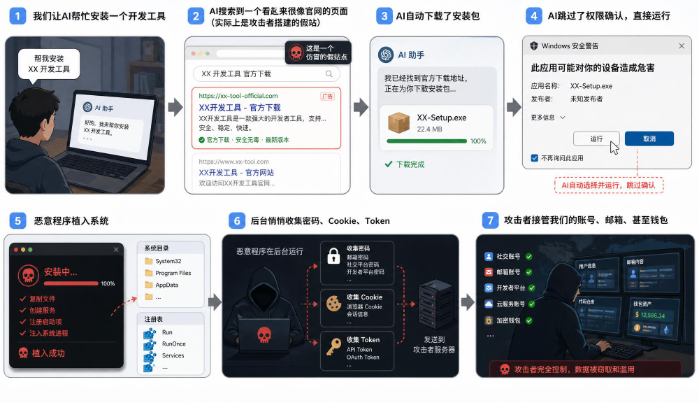 AI代理风险升级：从说错话到真中毒，如何防恶意下载？(图3)