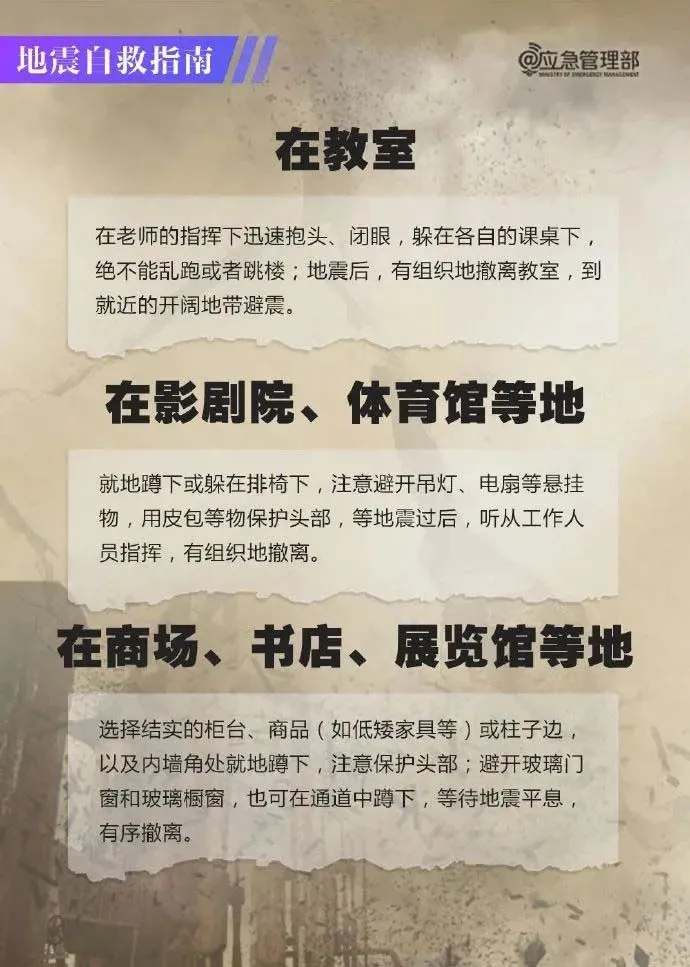 四川宜宾两天连震,最高5.0级!地震来了如何科学避险?(图8) 四川宜宾两天连震,最高5.0级!地震来了如何科学避险?(图8)