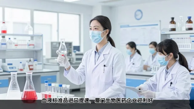 血液标准品进口提速,厦门生物医药企业迎利好 血液标准品进口提速,厦门生物医药企业迎利好(图2)
