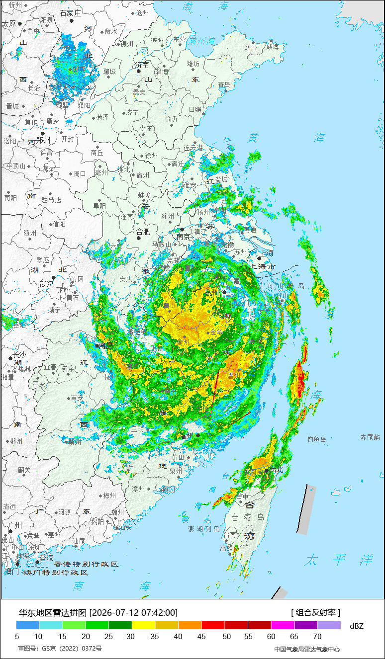 台风巴威登陆浙江，13级大风暴雨来袭，出行请注意安全