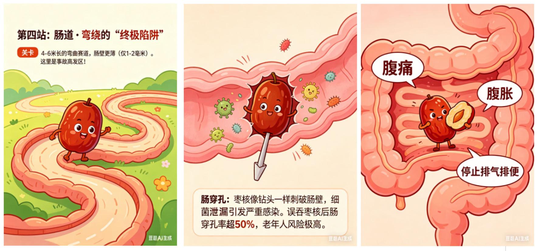 误吞红枣核有多危险？别用土办法(图4)