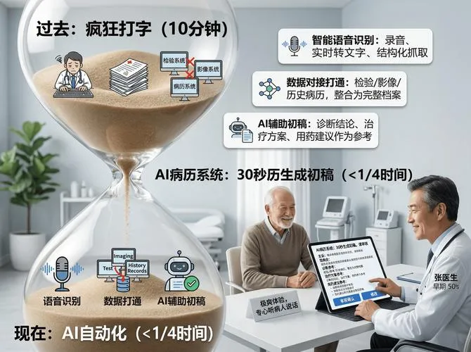 复诊患者必看！电子病历+AI让就诊时间缩短77%，代煎中药1小时到家