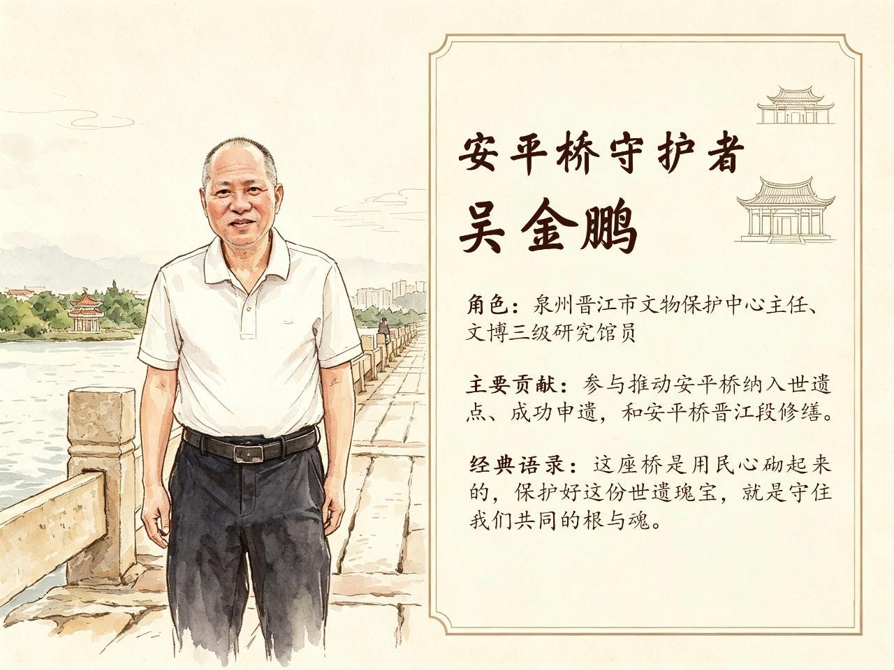 守护安平桥30年，这位守桥人的故事让人动容(图2)