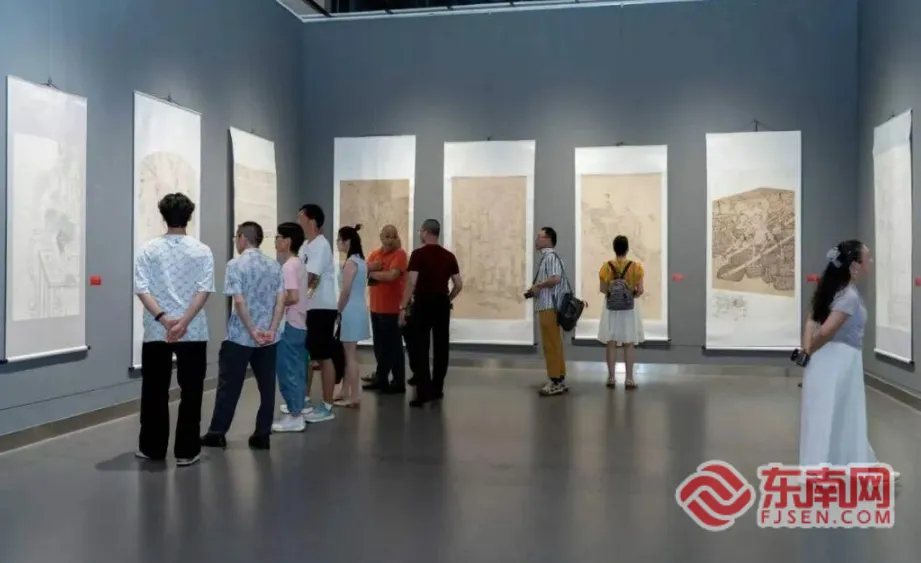 福州福清白描艺术大展(图2) 福州福清白描艺术大展(图2)