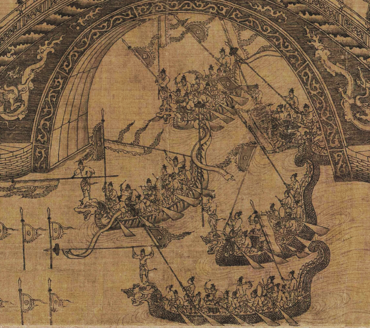 宋代水上运动水秋千:荡秋千翻筋斗跳水的古早玩法(图3) 宋代水上运动水秋千:荡秋千翻筋斗跳水的古早玩法(图3)