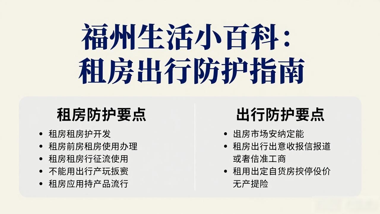福州租房青年必备生活指南:厨房清洁与出行防护全解析(图1) 福州租房青年必备生活指南:厨房清洁与出行防护全解析(图1)