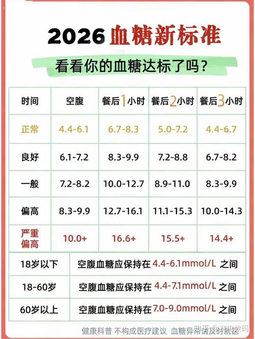 血糖多少算正常？糖尿病怎么自我管理？看最新健康素养66条