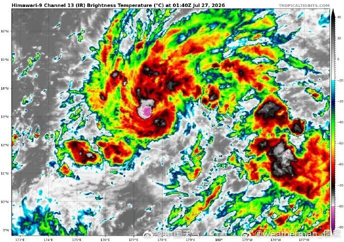 13号台风白海豚生成！5天内对我国无影响，福建暴雨警报发布
