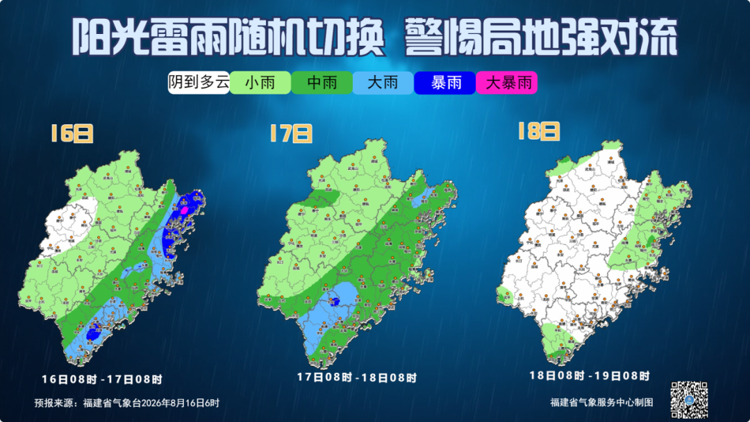 福州突降大雨,本周持续阵雨,出门记得带伞(图3) 福州突降大雨,本周持续阵雨,出门记得带伞(图3)