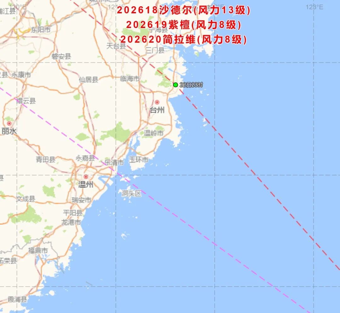 20号台风今晚登陆浙江,温州台州需紧急防范(图4) 20号台风今晚登陆浙江,温州台州需紧急防范(图4)