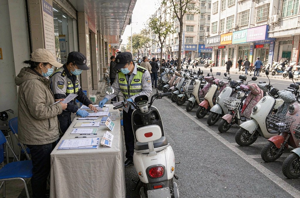 上牌窗口搬进警邮网点,福州电动自行车治理还差哪一步(图1) 上牌窗口搬进警邮网点,福州电动自行车治理还差哪一步(图1)