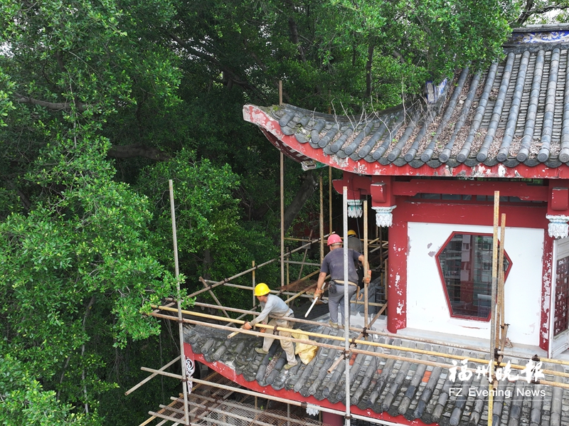 乌山亭修复开工,外立面整治保留原貌,市民游客更方便(图1) 乌山亭修复开工,外立面整治保留原貌,市民游客更方便(图1)