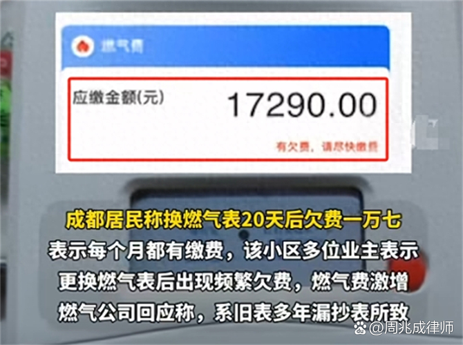 新燃气表变贵？先查是否透支，老表漏记致费用翻倍(图2)