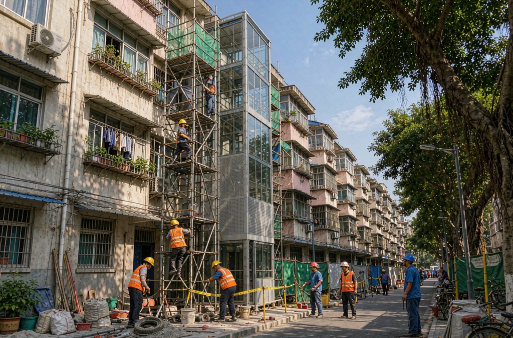 福州老旧小区改造难在哪：钱、人、管三本账(图1)
