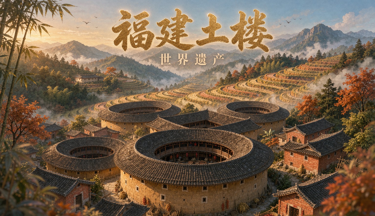福建土楼这四十六座老楼 申遗之后到底过得好不好(图1) 福建土楼这四十六座老楼 申遗之后到底过得好不好(图1)