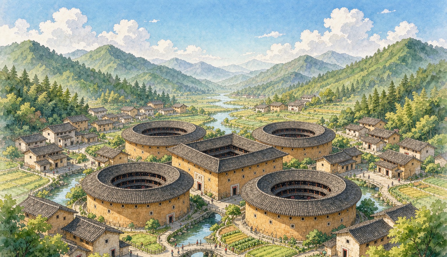 福建土楼这四十六座老楼 申遗之后到底过得好不好(图2) 福建土楼这四十六座老楼 申遗之后到底过得好不好(图2)
