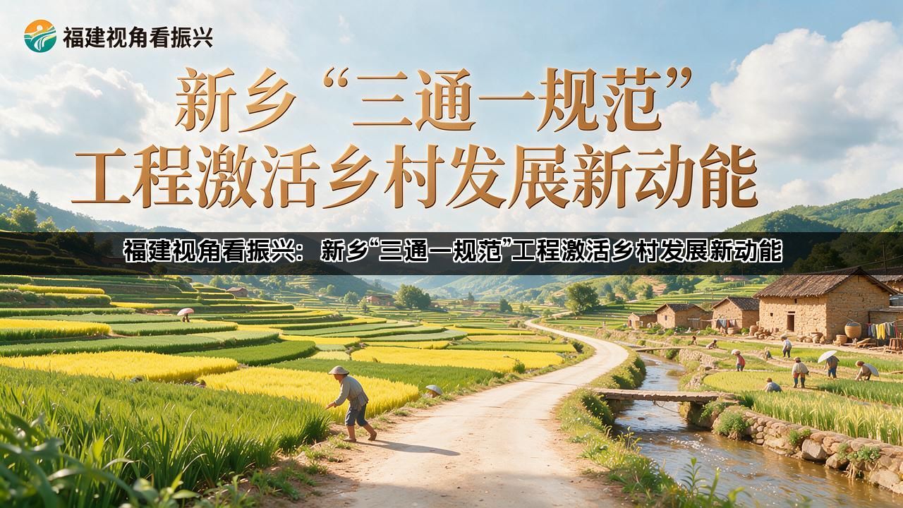 福建视角看振兴:新乡“三通一规范”工程激活乡村发展新动能 福建视角看振兴:新乡“三通一规范”工程激活乡村发展新动能(图1)