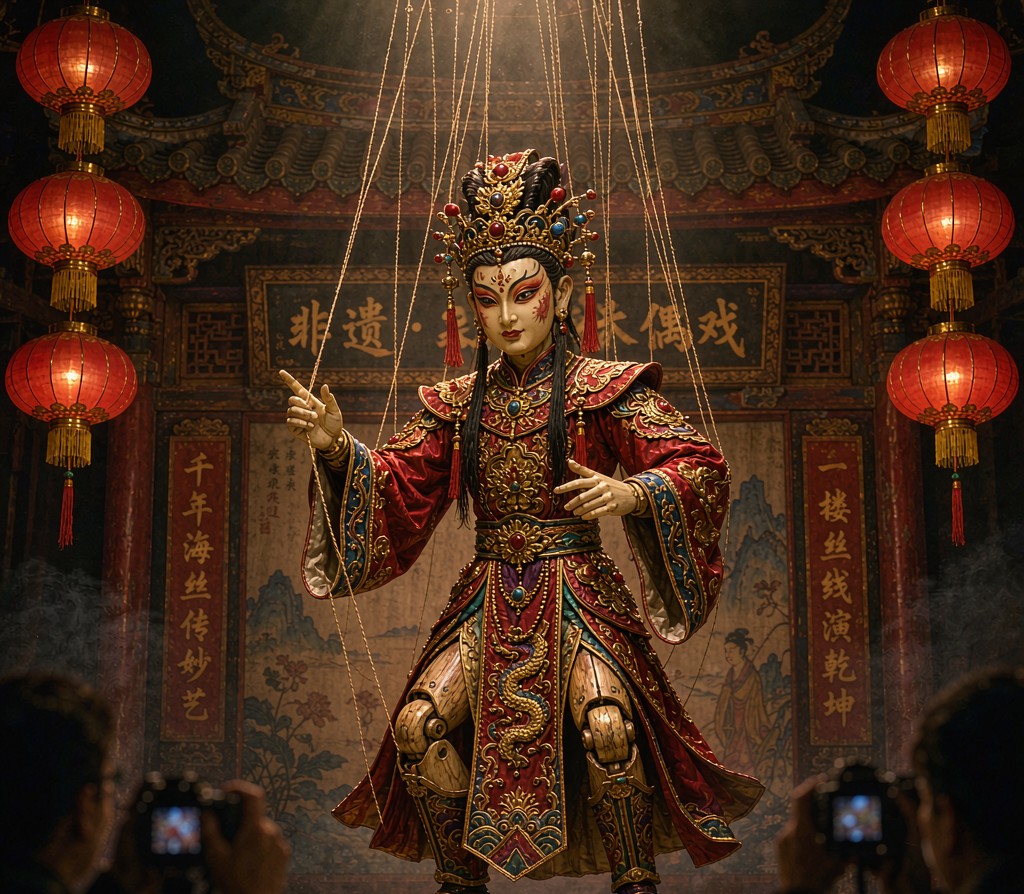 三十几条线牵出千年戏 泉州提线木偶戏凭什么走世界(图1) 三十几条线牵出千年戏 泉州提线木偶戏凭什么走世界(图1)