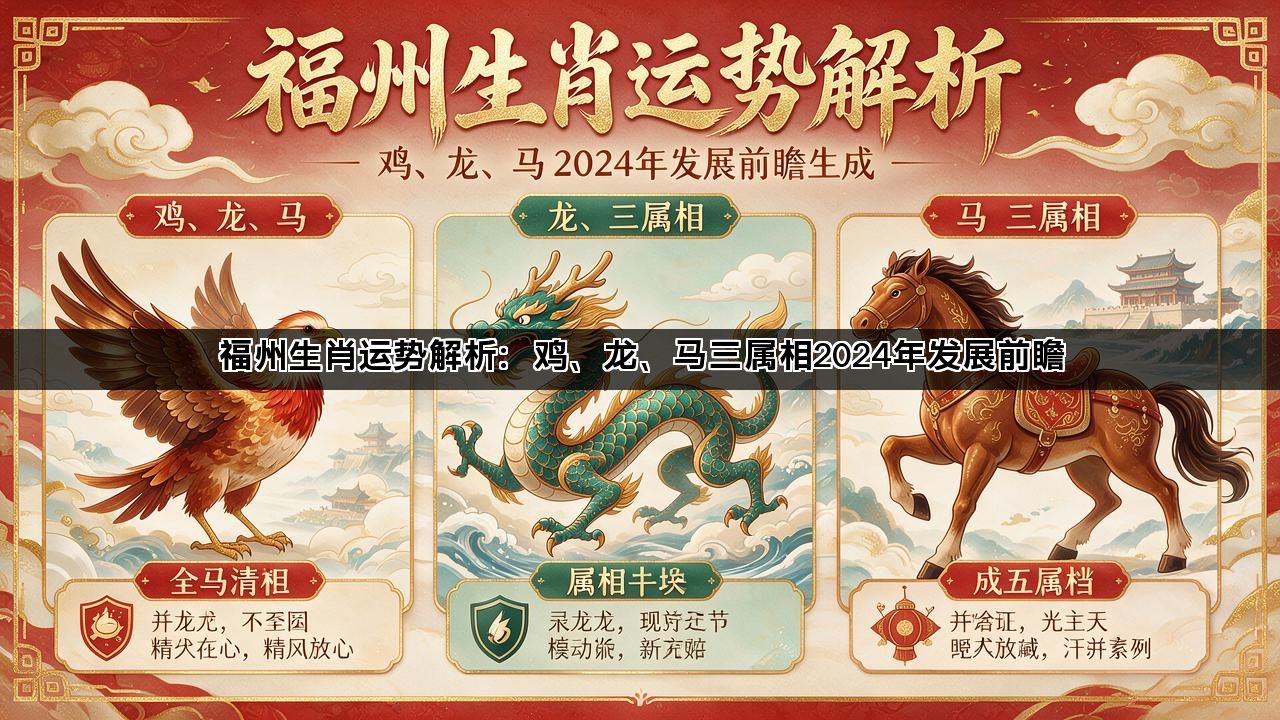 福州生肖运势解析：鸡、龙、马三属相2024年发展前瞻(图1)