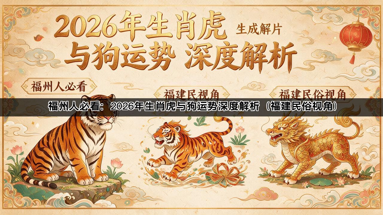 福州人必看：2026年生肖虎与狗运势深度解析（福建民俗视角）(图1)