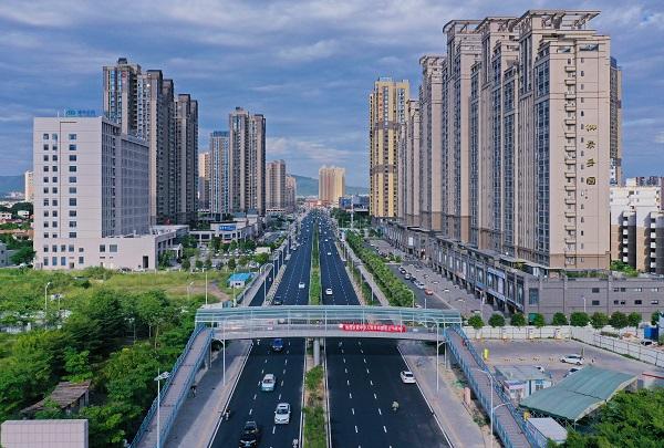 福州滨海新城金江路通车 | 新增一条城市主干路网完善(图2) 福州滨海新城金江路通车 | 新增一条城市主干路网完善(图2)